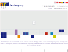Tablet Screenshot of dextergroep.nl